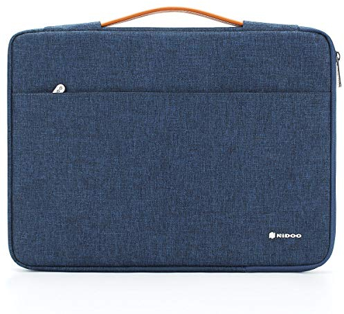 NIDOO 12,5 Zoll Laptop Notebook Tasche Aktentasche Handtasche Schutzhülle Sleeve für iPad Pro 12.9 2016 2017 / MacBook Air Pro 13 14 M1 / 13,5 Surface Laptop 2 3 4/13 ThinkPad X13 Yoga Gen 2, Blau
