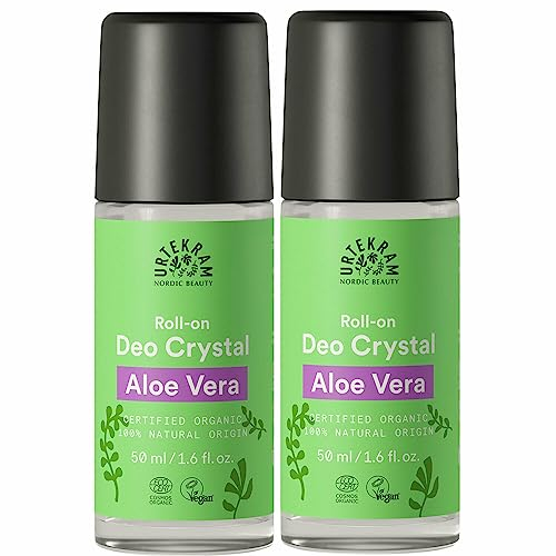 Urtekram | Organic Crystal Deodorant Roll On Aloe Vera 50ml | 2 x 50ml (DE)