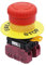 Taiss/22mm 2 NC Champignon Rouge Verrouillage Interrupteur à bouton-poussoir D'arrêt D'urgence 10A 600V YW1B-V4E02R