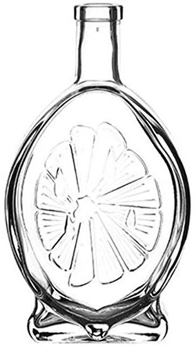 Bouteille citron en verre transparent 0,50 l