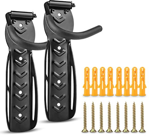 Trintion Bike Rack Wall Mounted Bicycle Hanger Garage Storage Holder Stands Cycling Vertical Hook Bracket Space Saving for Road Bike, MTB, Electric Bike, 4 Pack