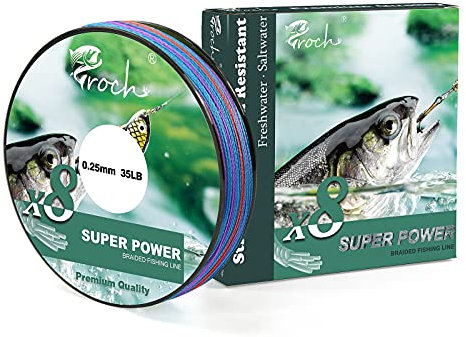 Geflochtene Angelschnur 8Fach 300M/500M/1000M Stark PE Dynamix Schnur Farbecht 0.1-0.3mm 14-45LB