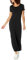 Amazon Essentials Women's Short-Sleeve Maxi Dress, Flowy, Black, M