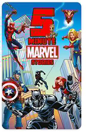 YOTO - Disney 5 Minute Marvel Stories – Livre Audio en Anglais à écouter sur boîte à Histoire pour Enfant Player Mini, audioconte 5 Ans et Plus