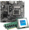 Mainboard Bundle | Intel Core i5-12400F 6x2500 MHz, MSI PRO H610M-E DDR4, 32 GB DDR4-RAM, 1x M.2 Port, 4X SATA 6Gb/s, USB 3.2 Gen1 | Tuning Kit | CSL PC Aufrüstkit