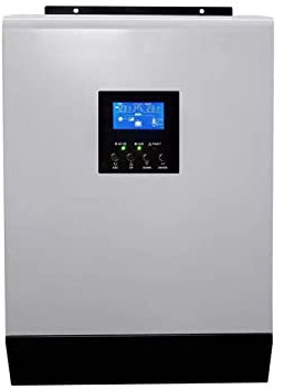 GAzOOaRt Onduleurs solaires Onduleur Hybride Solaire 10KW Onde sinusoïdale Pure Sortie 230VAC contrôleur de Charge Solaire MPPT 48V 80A intégré avec Chargeur ca 80A