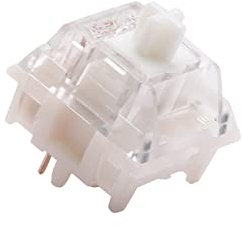 DucKey GAZZEW U4 / U4 RGB Switch, Silent Tactile 65g 5Pin White Clear Top Switch For Customization Mechanical Gaming Keyboard (Size : U4 RGB 65g, Color : 10PCS)