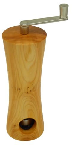 Holz Muskatmühlen Unikate handgemacht aus Edelhölzern | handgedrechselt | große Ausführung | manuell | tolle Geschenkidee (Eibe)