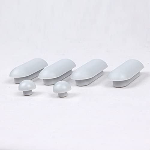 SPORTARC Toilettendeckel-Gummi für Pads, WC-Sitzkissen, 2 x kleine runde Puffer und 4 x lange Puffer-Stop-Stoßstangen für Zuhause, Hotel, Krankenhaus