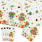 4 PCS Tiki Party Dekorationen Tiki Tischdecken Hawaiianische Luau Tischtücher Aloha Tiki Bar Tropisches Tischtuch Sommer Strand Pool Geburtstag Party Tischdecken Hawaiianische Party Deko 86 x 51 Zoll