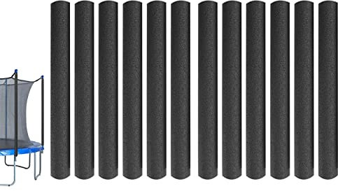 Stronrive Espuma Protectora para Cama Elastica Exterior, 12 Piezas Tubo Protección Anticolisión para Valla, Protector Cama Elastica, Acolchado Espuma para Tubo Valla Barandilla