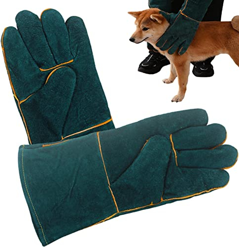 HEYCE Bissfeste Handschuhe für den Umgang mit Tieren - Trainingshandschuhe für Hunde | Stich- und Kratzfeste, Wasserabweisende Schutzhandschuhe für Katzen, Hunde, Vögel, Falken, Vieh, Schlangen