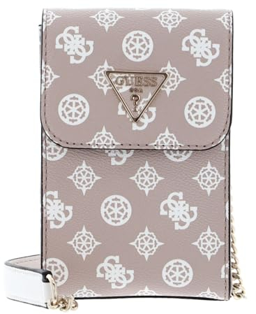 GUESS Noelle Girlfriend Smartphone Bag Rosewood Logo