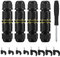 Newoutset IP68 wasserdichte Abzweigdose, 4 Stück 3 Polig elektrische Kabelverbinder Stecker für Aussen Kabel Ø 4 mm-8 mm, Verteilerdose Steckverbinder(4 Stück, 3 Polig)