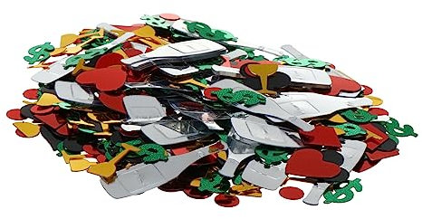 Poker Themen Konfetti 1 Packung Kunststoff Dekoratives Konfetti für Partys