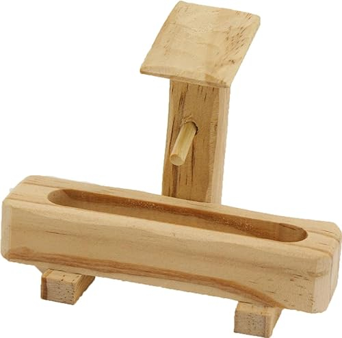 FADEDA Fontaine avec fontaine d'eau - Naturel/hauteur : 9 cm - Peinte à la main - Figurines de crèche détaillées - Décoration de table de Noël