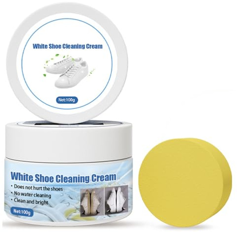 Mzshne Shoe Yellow Stain Remover Cream Effectively Remove Dirt Cleaner for Women Men Children Shoes
