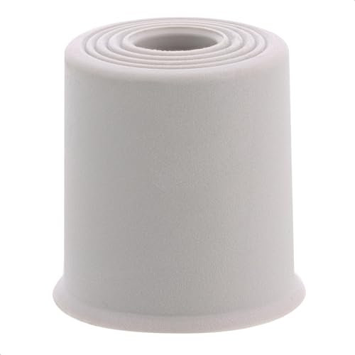 WAGNER Bodentürstopper/Wandtürstopper VULKANO MEDIUM - Durchmesser Ø 35 x 35 mm, Puffer aus hochwertigem Vollgummi, grau, zum Schrauben - Made in DE - 15524221