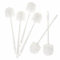 SIDCO Toilettenbürste 6 x Klobürste Ersatzbürste WC Bürste Kunststoff Bürste weiß