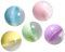 Lot de 50 petites capsules rondes, vides, transparentes, balles rondes torsadées pour distributeurs automatiques de chewing-gum, conteneurs de prix remplissables, balle surprise pour enfants fête