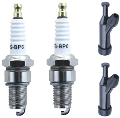 Mtanlo Spark Plug Caps for Honda GX160 GX390 GX120 GX240 GX270 GX340, Spark Plug Bellows Resistor Spare Parts with ES-BP6 Spark Plug