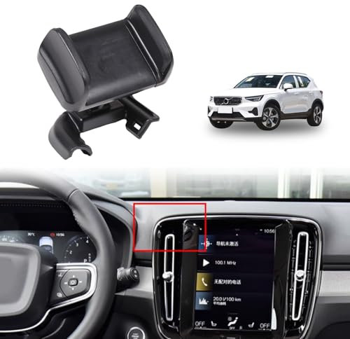 METYOUCAR Kfz-Handyhalterung für Volvo XC40 2020-2023, linke Seite der Mitte, Lüftungsschlitz, drehbar, feste Handyhalterung für Auto, passend für iPhone, Android und universelle Smartphones (Stil A)