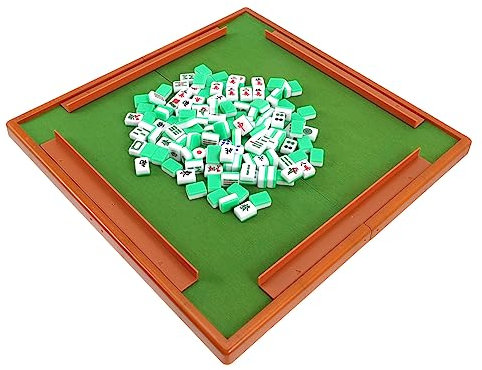 PHENOFICE Mini Mahjong Set Tragbar Leichtgewichtig Feine Verarbeitung Glatte Oberfläche Für Reisen Partys Zuhause Chinesisches Mahjong Gesellschaftsspiel Geschenkidee