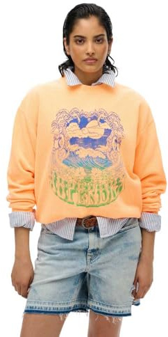 Superdry Psych Surf Loose Sweatshirt L