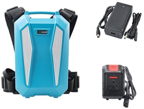 WILLQ 21V 30AH 40AH 50AH 60AH Li-Ionen-Akku Akku für Elektroschrauber Tragbarer Outdoor-Rucksack Lithium-Akku für Elektrohammer Akku für Elektrosäge Winkelschleifer,A,21V30Ah