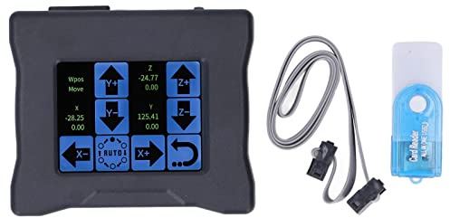 CNC-Offline-Controller, hocheffizientes Offline-Steuermodul, LCD-Touchscreen, kompatibel mit 3-Achsen-Graviermaschinen-Router