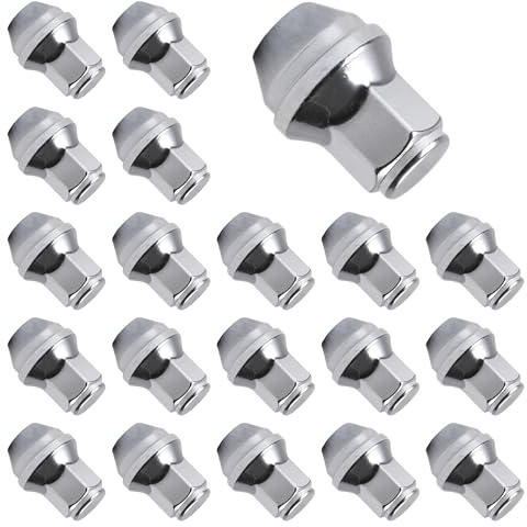 JAVOUKA 20PCS Wheel Nuts Set, for Ford Transit Mk8 2014, for Transit | for Tourneo Custom 2012-Onwards, for Tesla Model 3/S/X/Y All Models, M14x1.5 Locking Wheel Lug Nuts, 5196786, ACPA1012KXA