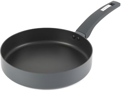 Salter Alto Bratpfanne 24 cm, antihaft, induktionsgeeignet | Aus recyceltem Pressaluminium, 5 cm tiefer Körper, Bakelitgriff mit Kühleffekt, PFOA-freie Beschichtung, 10 Jahre Garantie