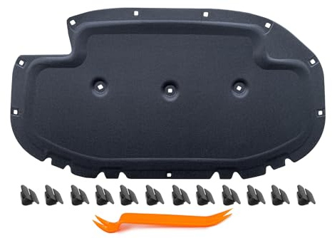 HERSTMOTO Motorhaubendämmung Schalldämmung der Motorhaube Motorhauben-Dämmmatte MIT CLIPS FÜR VOLKSWAGEN GOLF 7 VII 5G 2012-2020 5G0863831