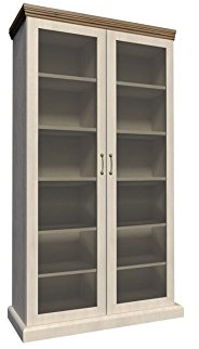 Vitrine ROYAL WS, Schrank, Wohnzimmerschrank, 2 Türiger Vitrinenschrank