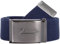 2Stoned Stoffgürtel Hosengürtel Navy 4 cm breit matte Schnalle Speed für Damen und Herren