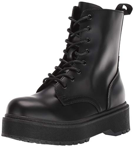 YOKI Damen Kenzo-06 Springerstiefel, schwarz, 38 EU