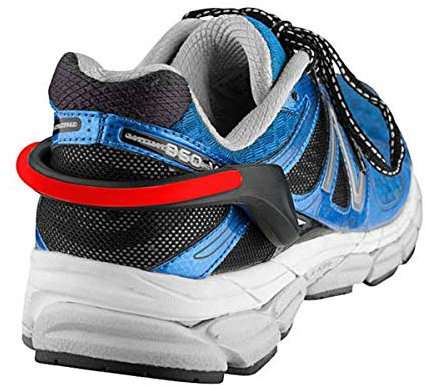 StickersLab – Luz LED para zapatos, clip de seguridad nocturna, pulsera linterna LED intermitente para correr (rojo)