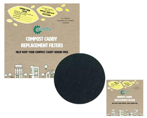 Compost Caddy Spare Filters - For Typhoon Living Caddies (Pack of 4)