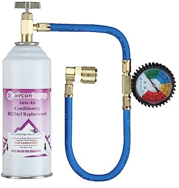 Car AC Aircon R1234YF Air Con Conditioning Top up Topup Refill Regas DIY Gas Kit
