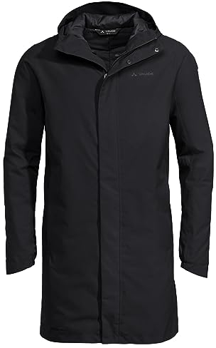 VAUDE Cyclist II gefütterter Parka für Herren – Winterjacke mit PrimaLoft Wattierung, wasserdichte & atmungsaktive Winter Fahrradjacke für Herren, 2-Wege-Reißverschluss – ideal für den Winter