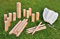 Wurfspiel Nordmann - Holz Garten Spielzeug Geschicklichkeitsspiel Outdoor Spiel Kubb Schach