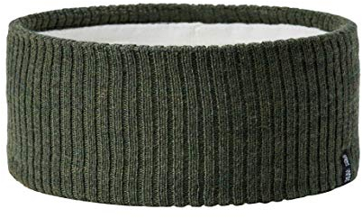Enter the Complex® Stirnband für Damen und Herren aus 100% Merino Wolle, Winter Kopfband, weich und stylish, Unisex, Olive