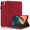 Rosbtib Funda Xiaomi Mi Pad 5/Pad 5 Pro 5G 11 Pulgadas, PU Cuero Flip Case Stand TPU Cover Patrón de árbol de la Vida Funda con Ranura para Tarjetas Funda para Xiaomi Pad 5/5 Pro 5G 2021 - Rojo