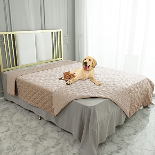 Ameritex wasserdichte Decke, wendbar, Hundebett-Abdeckung, Haustierdecke für Möbel, Bett, Couch, Sofa