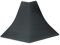 DQ-PP Profilé d'angle extérieur - Béton foncé - 23 x 23 mm - PVC - Plan de travail - Barre de finition pour cuisine et table