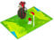 Favour Pop Up® - 3D Karte mit wunderschönem Golfmotiv, zum Geburtstag, zum Jubiläum, zur Genesung oder als lieber Gruss. Mit Einschiebekarte zum Beschriften. TF081