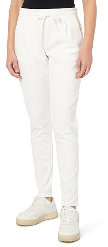 ICHI IHKATE PA2 Damen Sweathose Sweatpants Relaxhose mit Stretch Schmaler Schnitt mit Elastikbund, Größe:M, Farbe:Cloud Dancer (114201)
