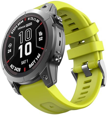 OVERSTEP Compatible Para Garmin Fenix 7s,20mm Ancho Silicona Suave Correa De Repuesto Correa De Reloj Para Fenix 7s Pro/Fenix 7s Solar/Fenix 6s Pro/Fenix 6s/Fenix 5s/Fenix 5s Plus
