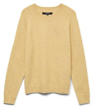 VERO MODA Knitted Pullover VMDOFFY Pullover, Golden Spice,S
