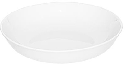 AMBITION Suppenteller weiss rund tief 22,5 cm Bona aus Porzellan Pastateller Salatteller Spülmaschine & Mikrowelle stapelbar